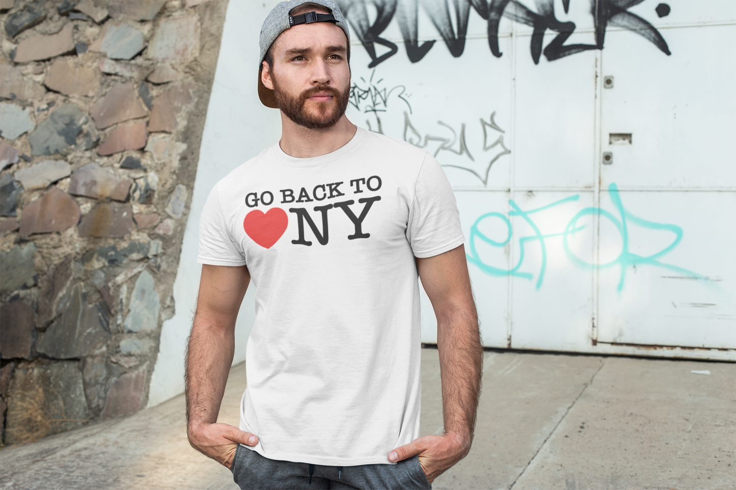 "GO BACK TO NY" T-shirt