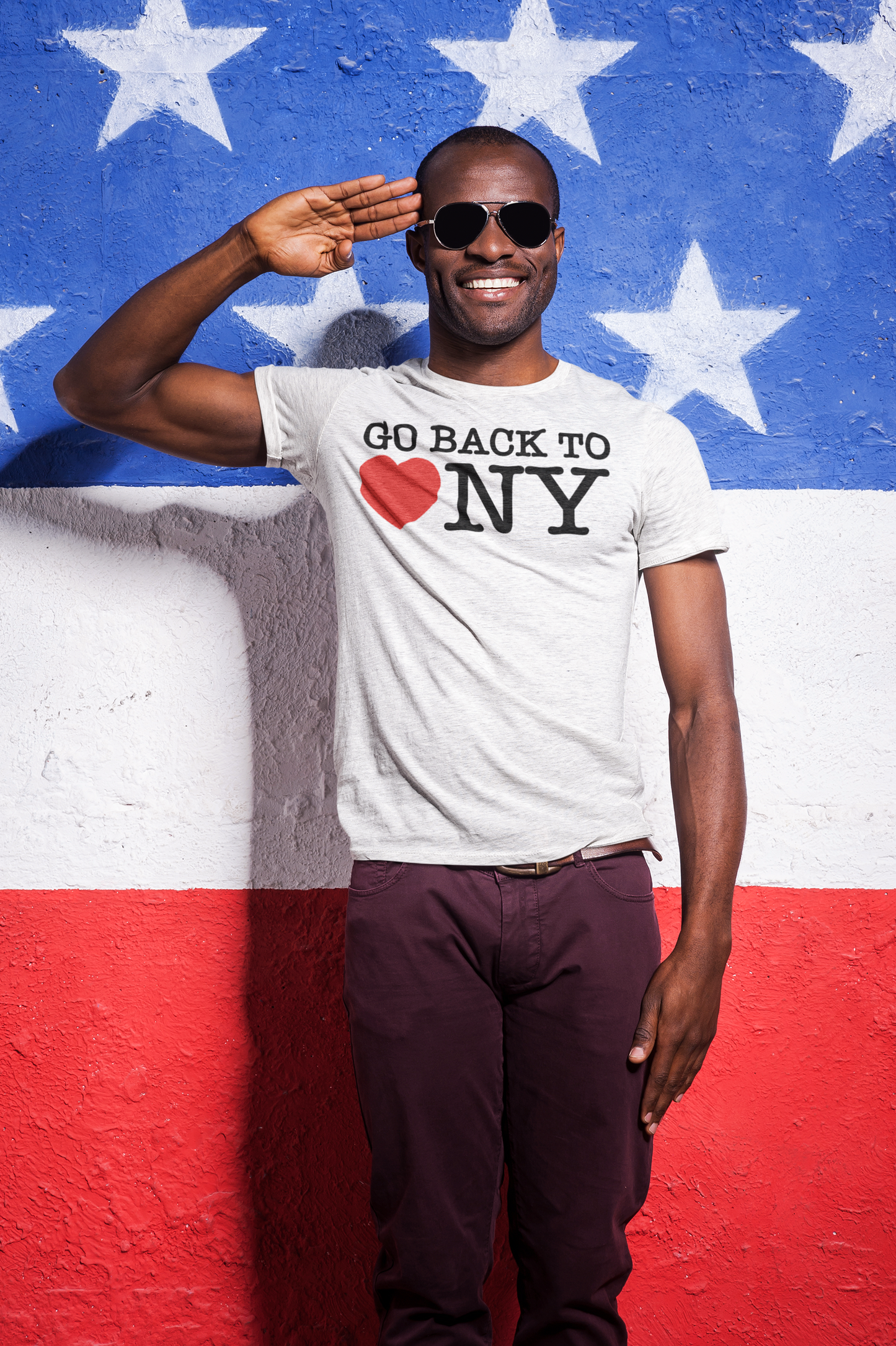 "GO BACK TO NY" T-shirt