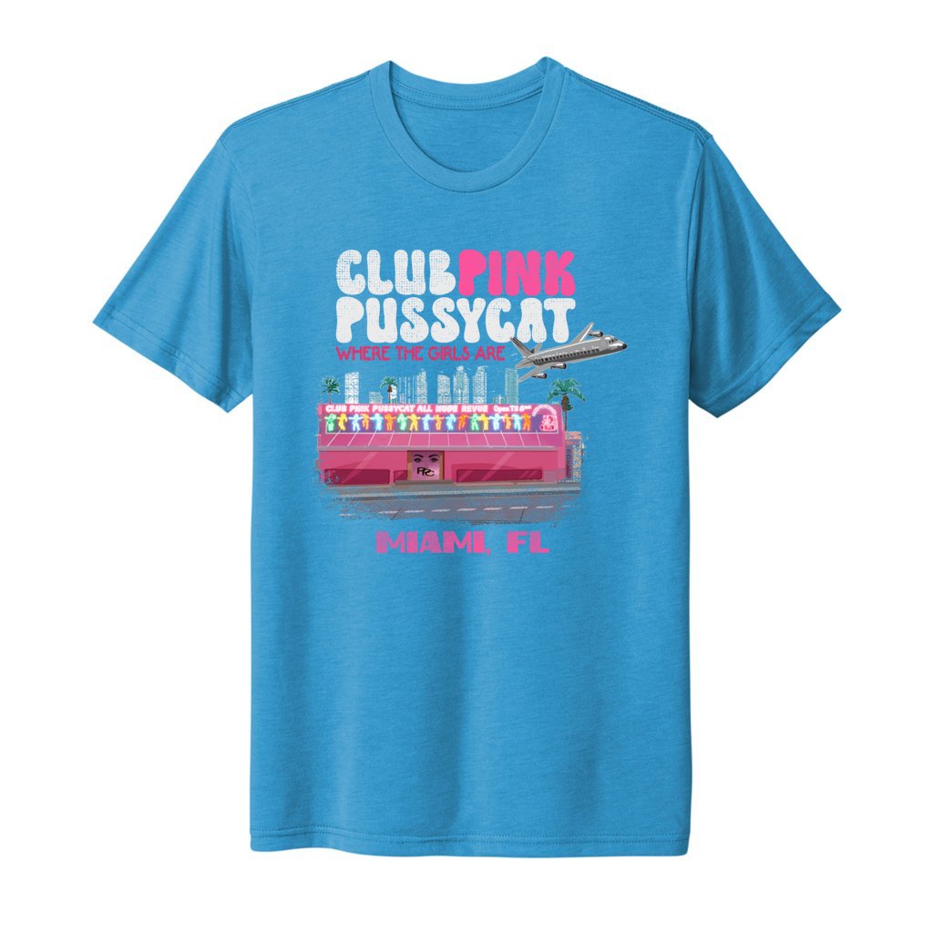 Club Pink Pussycat T shirt